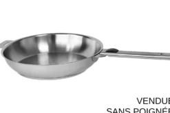 Poêle Cristel Strate Amovible en acier inox 18/10