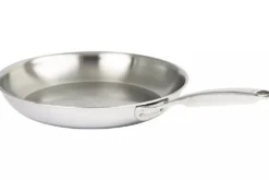 Poêle à frire Cristel Castel'Pro en acier inoxydable 18/10 5 ply