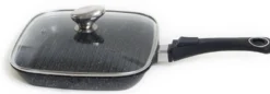 Poêle grill en fonte Pradel Excellence Premium 28x28cm façon pierre tous feux/ induction