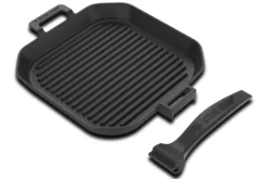 Poêle à griller Steak Champ en fonte 26x26x3,5cm