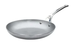 Poêle à omelette De Buyer Mineral B Pro 24cm en acier et poignée en fonte d'inox