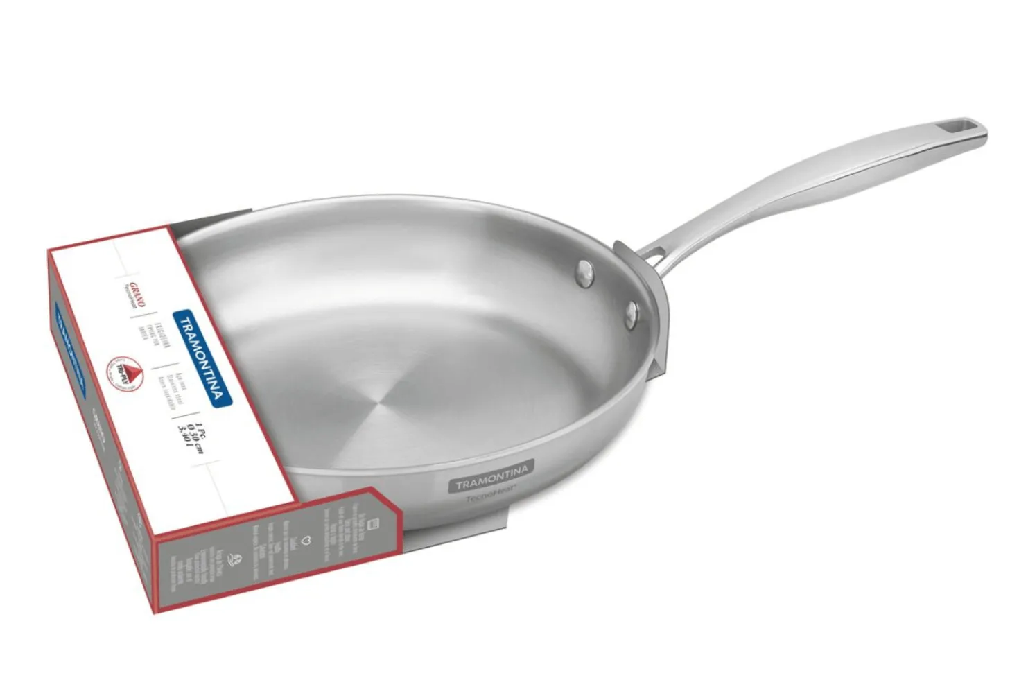 Poêle Tramontina Grano en inox triple couche