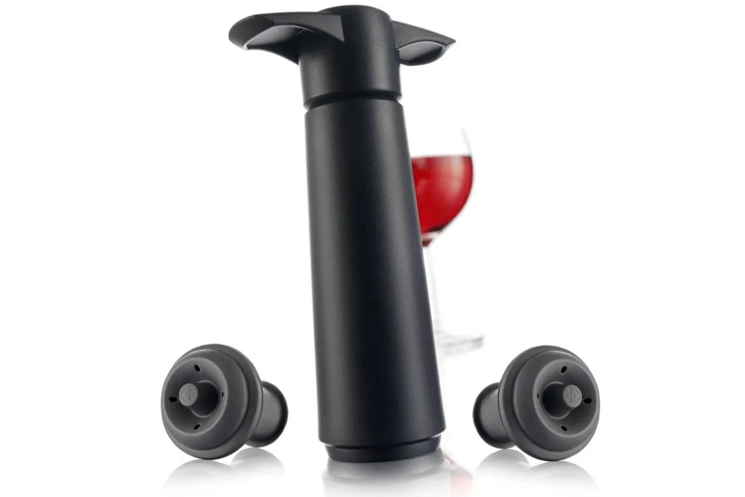 Pompe à vide Vacu Vin + bouchons - Retire l'air d'une bouteille
