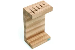 Porte couteaux KAI en chêne pour 5 couteaux de cuisine