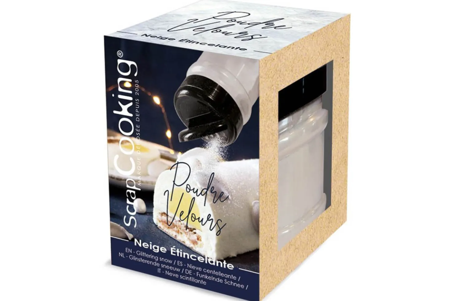 Poudre de velours Scrapcooking pour gâteaux
