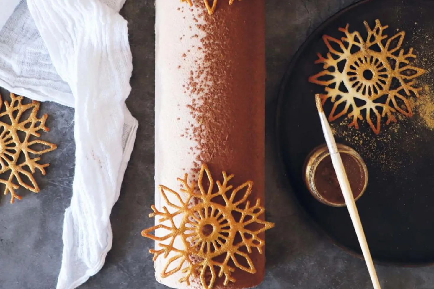 Poudre de velours Scrapcooking pour gâteaux