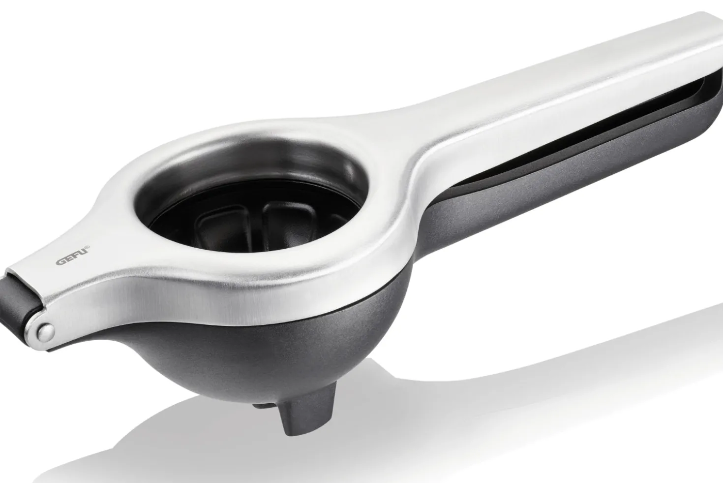 Presse-agrumes Gefu Lemon Pro en acier inox et polymère anthracite