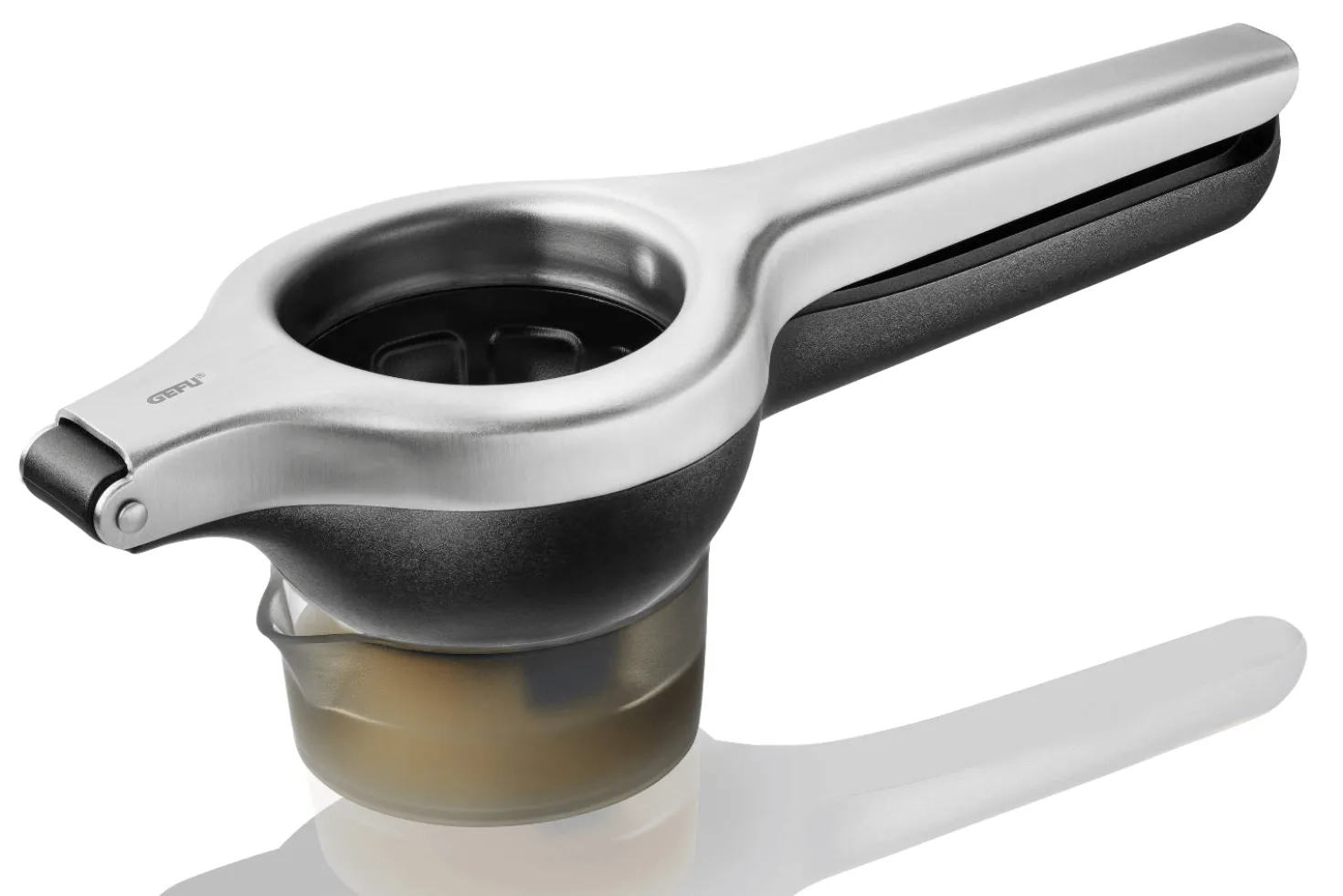 Presse-agrumes Gefu Lemon Pro en acier inox et polymère anthracite