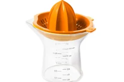 Presse agrumes OXO citron et orange avec récipient doseur