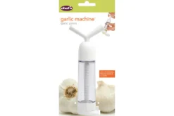 Presse-ail Chef'n Garlicmachine en polymère blanc