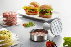 Presse à burger Gefu Spark pour mini-burgers en inox et porcelaine