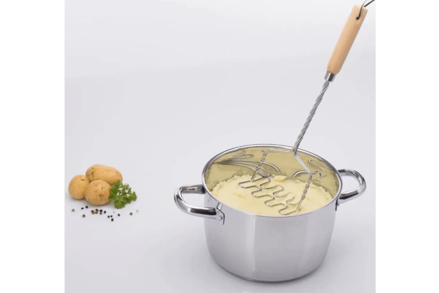 Presse-purée Westmark en acier inox et manche en bois