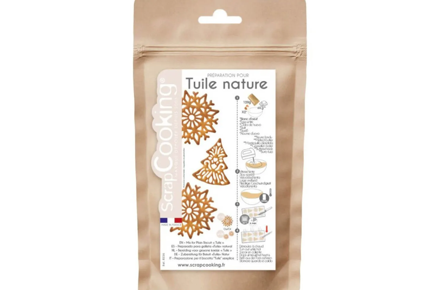 Préparation pour tuiles nature Scrapcooking 120g