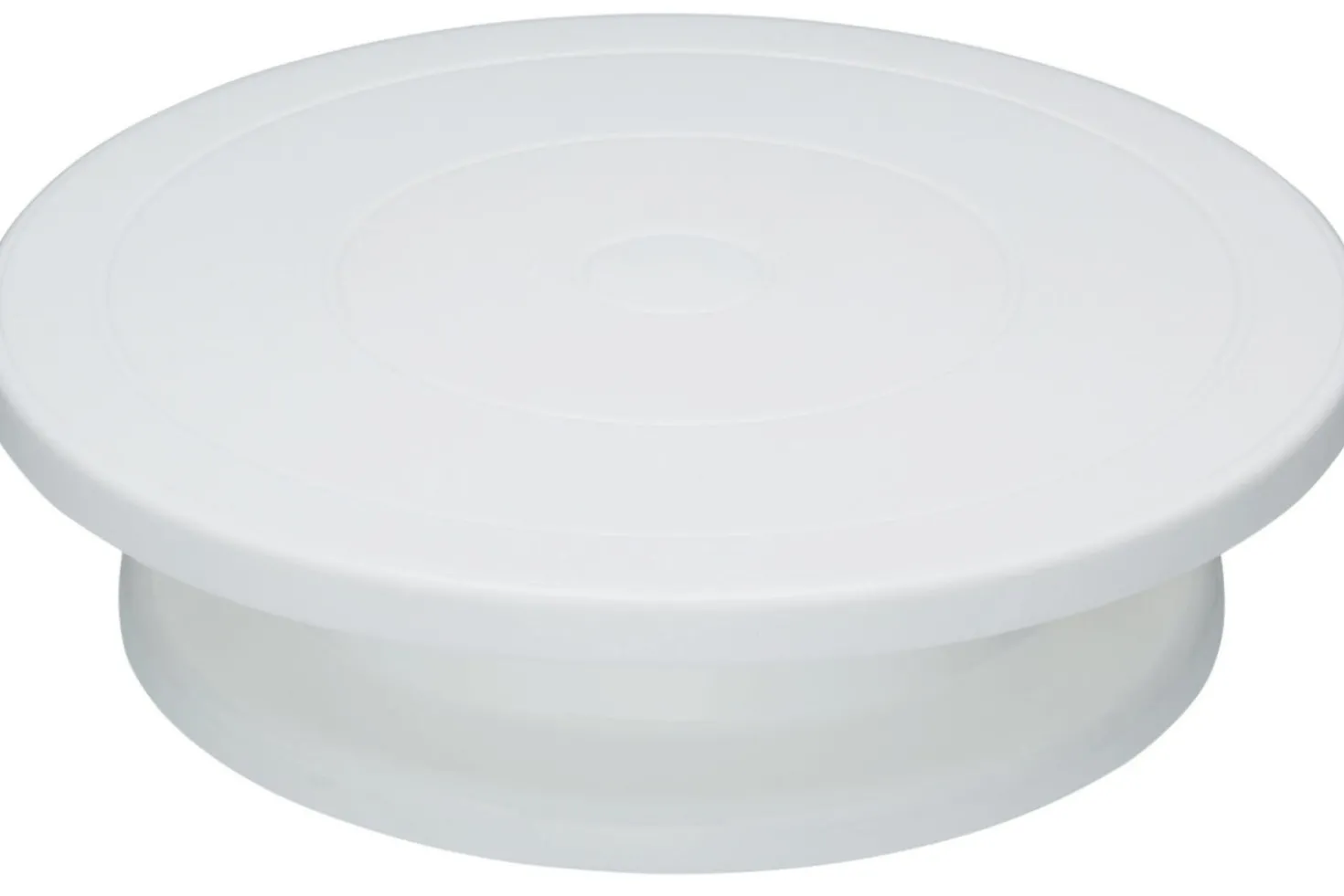 Présentoir à gâteaux rotatif Kitchencraft en polymère blanc diamètre 28cm