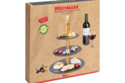 Présentoir 3 étages Westmark Tapas + Friends - 100 mini piques à brochette