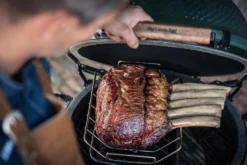 Rack de rôtisserie en V pour barbecues Big Green Egg Large, XLarge et 2XLarge