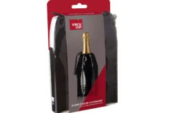 Rafraîchissoir à champagne Vacu Vin noir