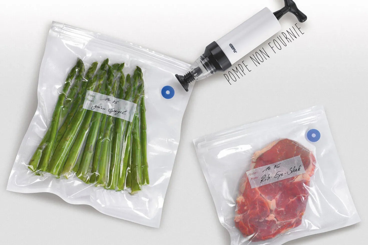 Recharge sachets pour kit de mise sous vide Gefu Vaco 8 pièces
