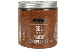 Recharge sel aromatisé au piment d'Espelette Savor&Sens - 600g