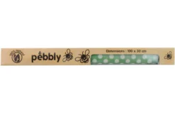 Rouleau d'emballage alimentaire à la cire d'abeille Pebbly réutilisable 1m