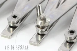 Rouleau multicoupe métal simple 7 roulettes lisses acier inox