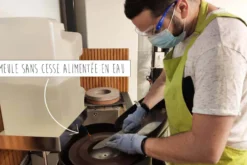 Réparation / restauration d'une lame de couteau de cuisine