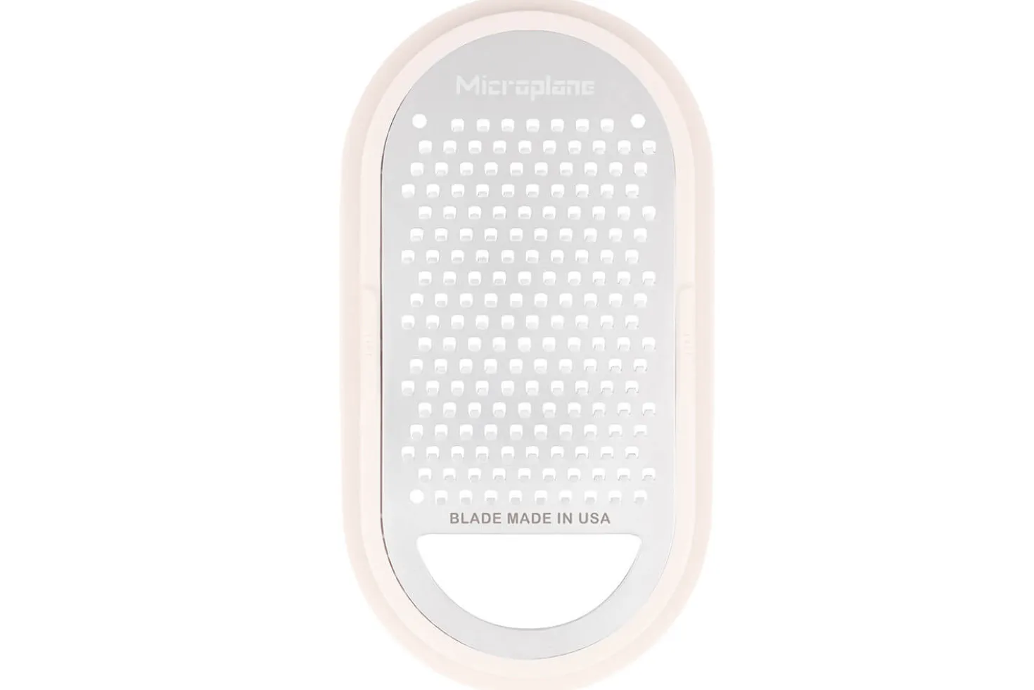Râpe Microplane 3-en-1 blanche avec boîte de conservation et double couvercle