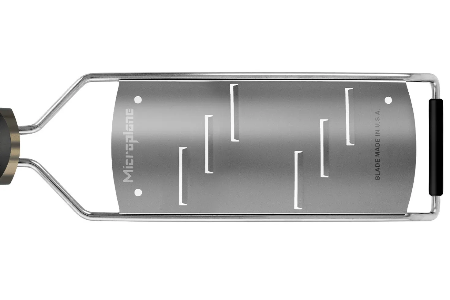 Râpe Microplane Gourmet coupe large manche noir