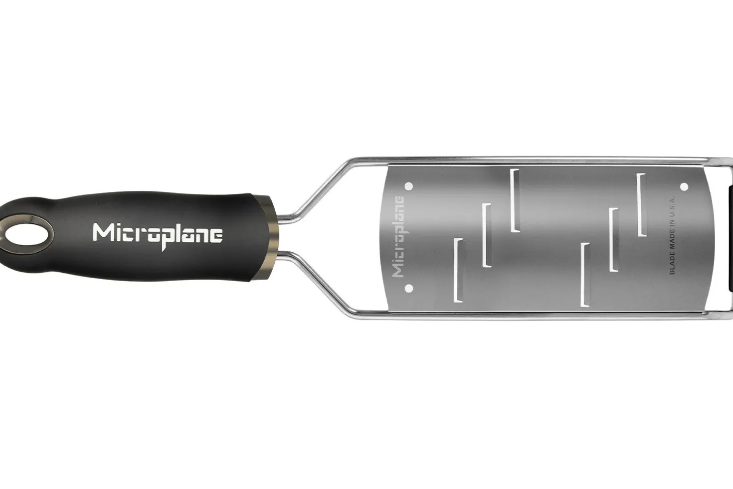 Râpe Microplane Gourmet coupe large manche noir