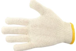 Sachet de 10 paires de sous-gants en coton tricoté 2 fils