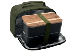 Sac isotherme Akinod 11:58 kaki + Bento noir 1,4L