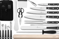 Sac spécial chef Sabatier 32 Dumas Cuisineco 4 couteaux + 14 ustensiles - Exclusivité