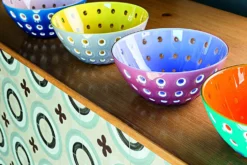 Saladier coloré Guzzini Le Murrine en polymère 25cm