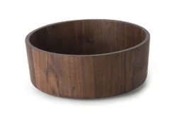 Saladier Continenta en bois de noyer Ø31x12cm