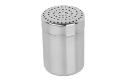 Saupoudreuse tout acier inox à couvercle perforé