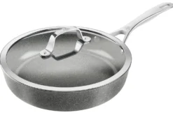 Sauteuse antiadhésive Ballarini Salina 28cm et couvercle en verre