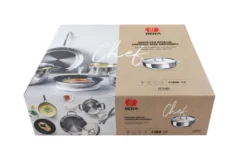 Sauteuse Beka Chef en inox avec couvercle 28cm