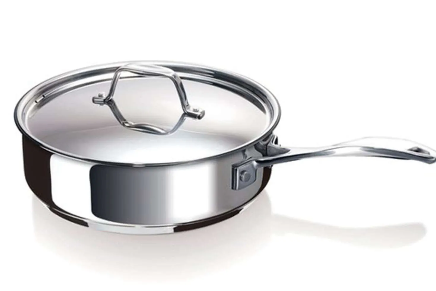 Sauteuse Beka Chef en inox avec couvercle 24cm