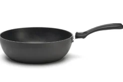 Sauteuse bombée antiadhésive De Buyer Choc Intense Twisty en aluminium forgé