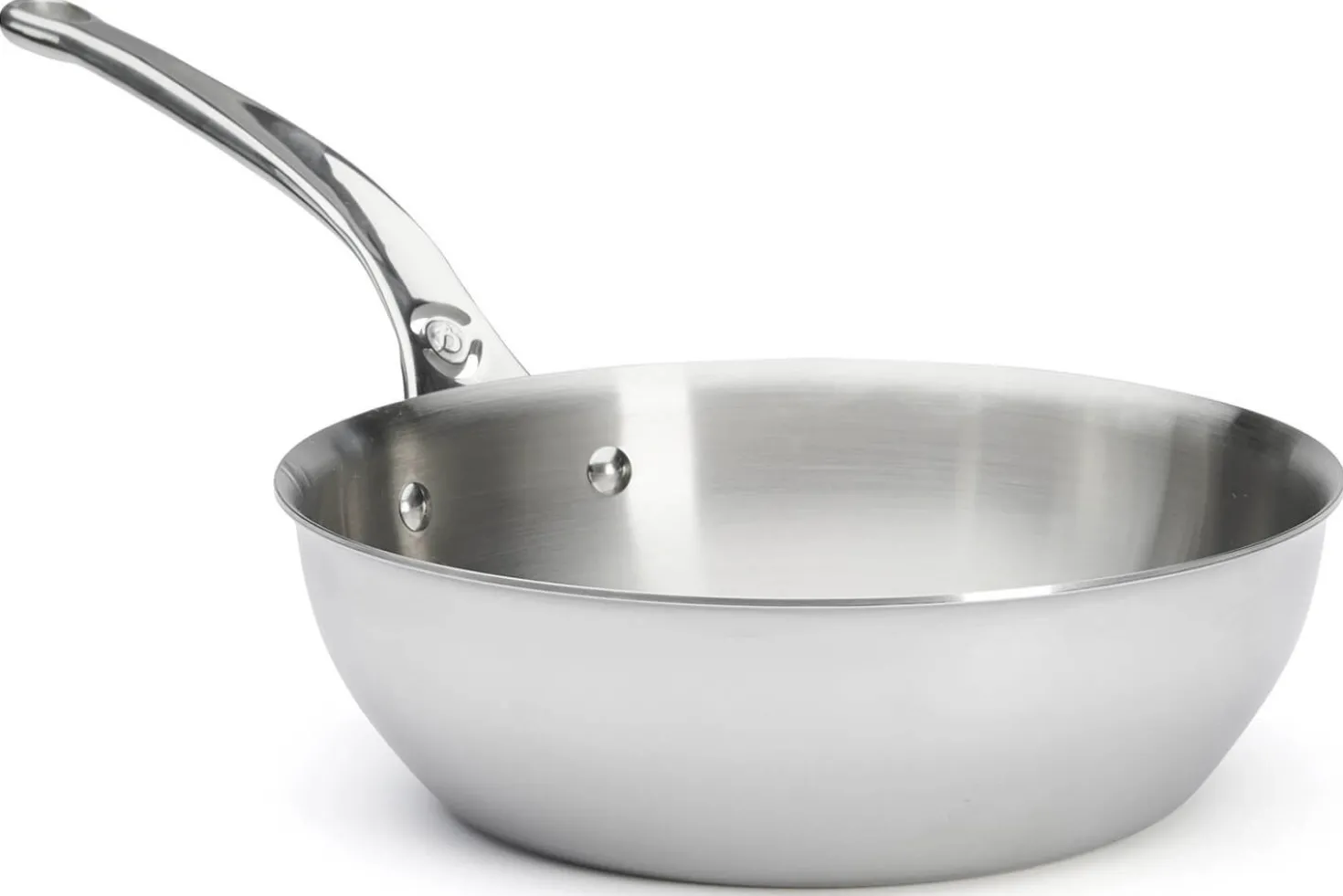 Sauteuse bombée De Buyer Affinity en acier inoxydable 5 ply