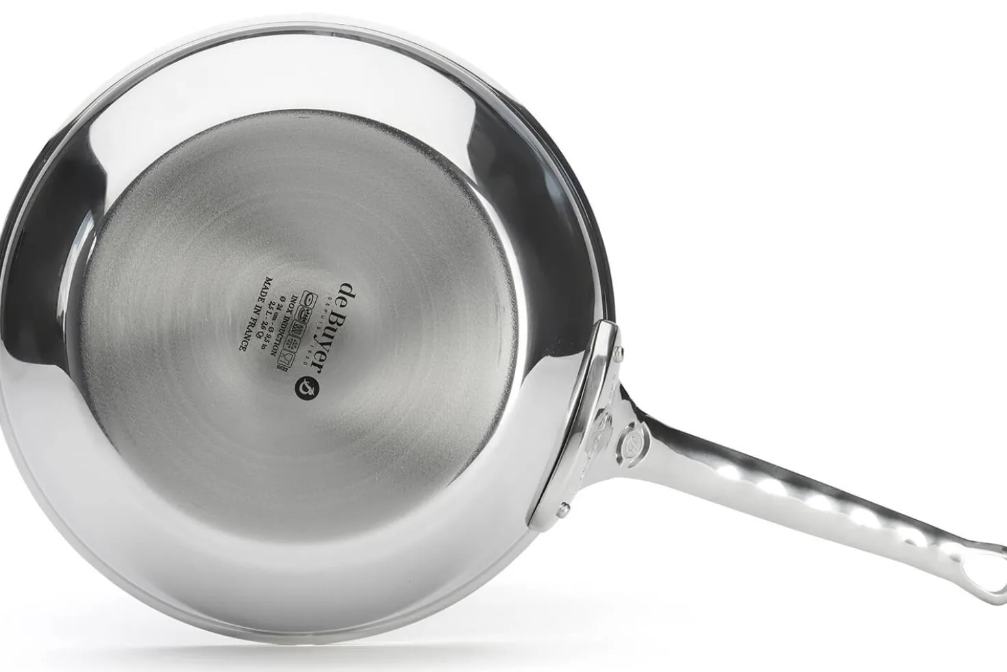 Sauteuse bombée De Buyer Affinity en acier inoxydable 5 ply