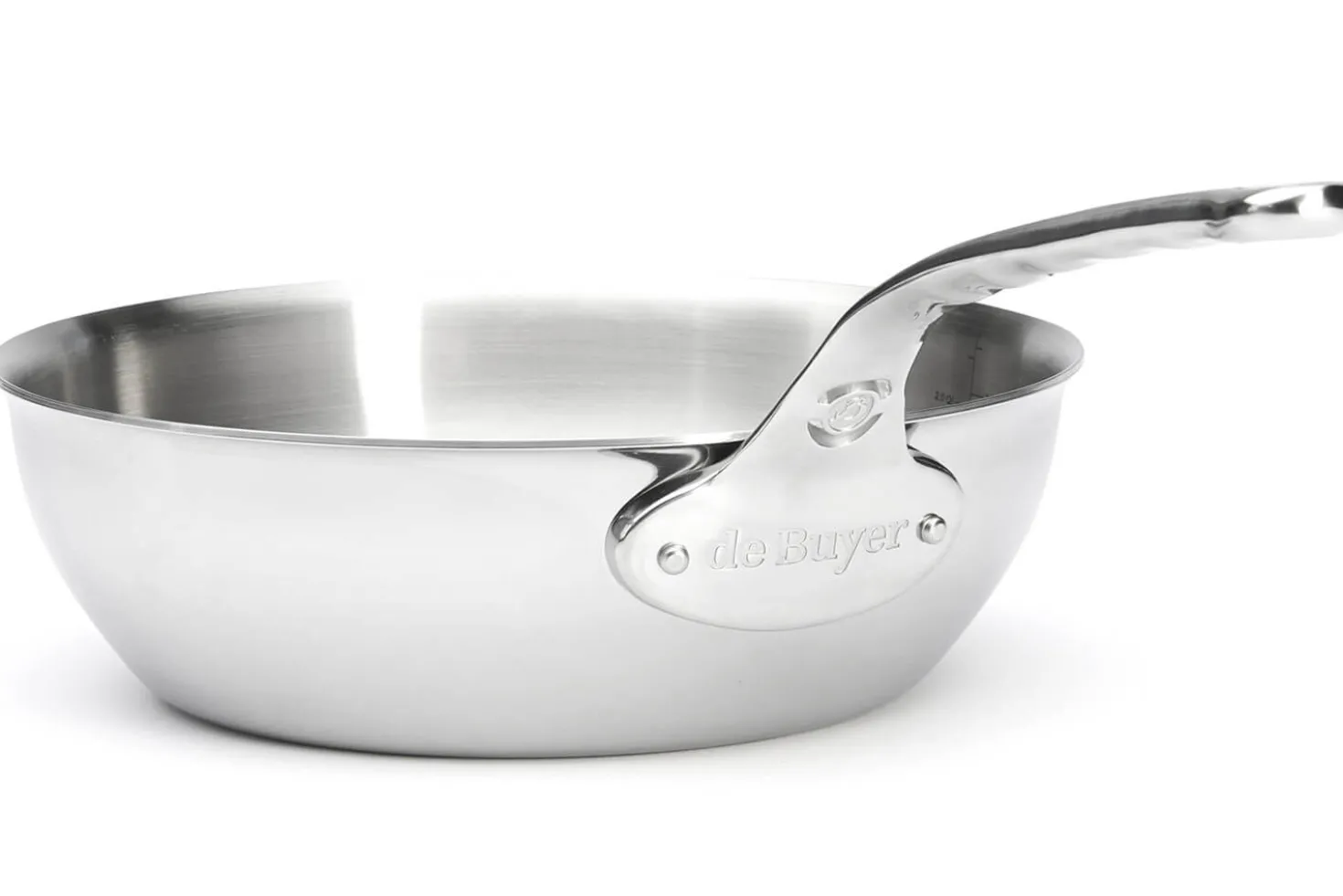 Sauteuse bombée De Buyer Affinity en acier inoxydable 5 ply