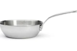 Sauteuse bombée De Buyer Affinity en acier inoxydable 5 ply