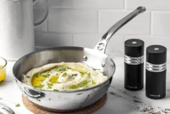 Sauteuse bombée De Buyer Affinity en acier inoxydable 5 ply