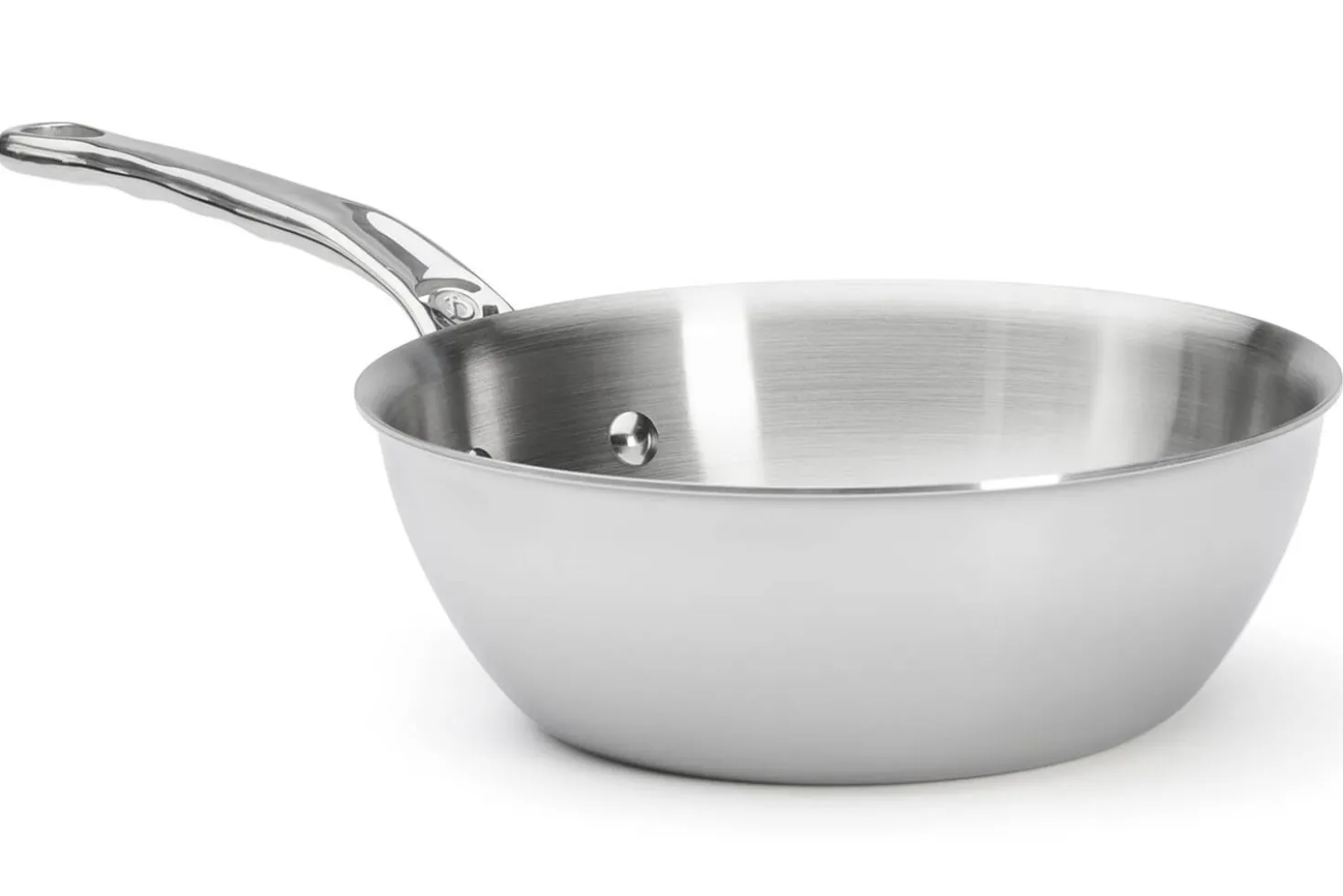 Sauteuse bombée De Buyer Affinity en acier inoxydable 5 ply
