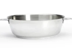 Sauteuse bombée De Buyer Milady Twisty 24cm en acier inoxydable