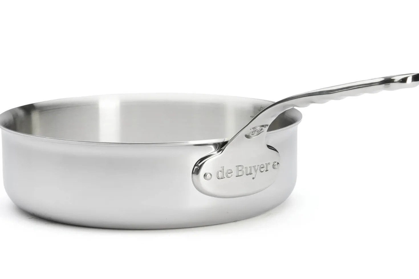 Sauteuse droite De Buyer Affinity en acier inoxydable 5 ply
