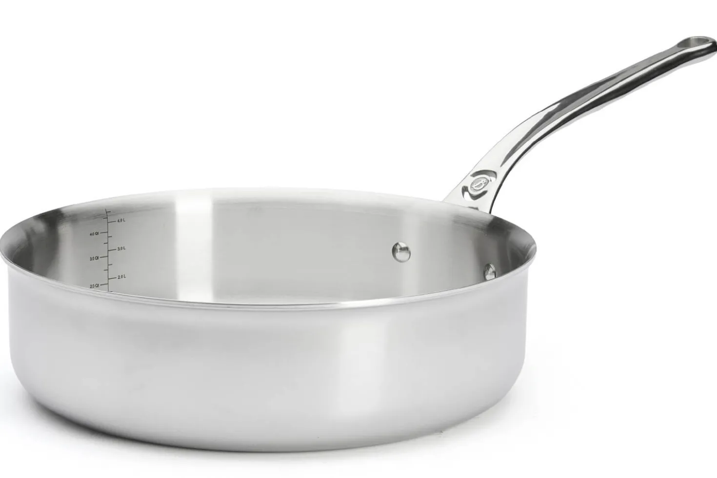 Sauteuse droite De Buyer Affinity en acier inoxydable 5 ply