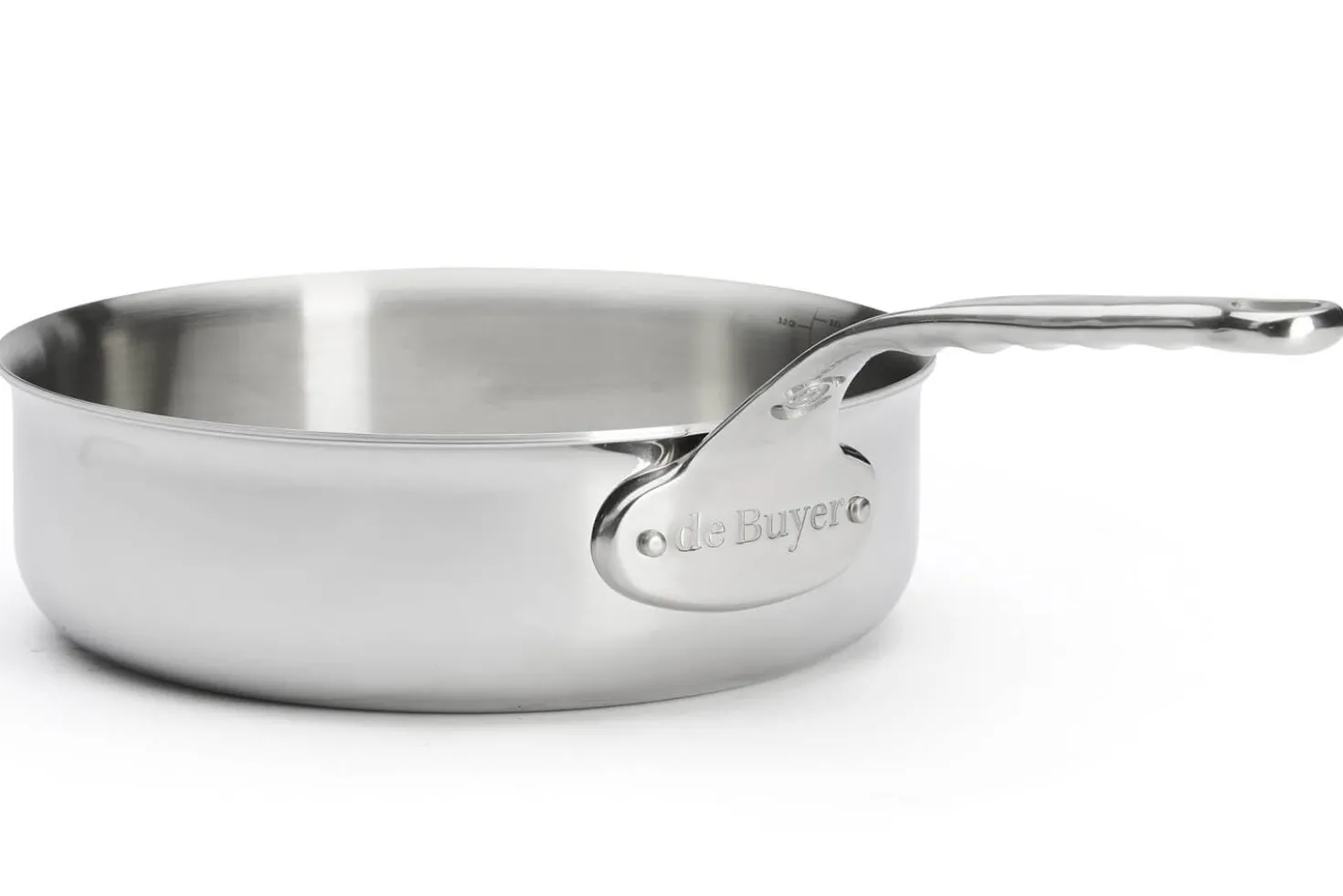 Sauteuse droite De Buyer Affinity en acier inoxydable 5 ply