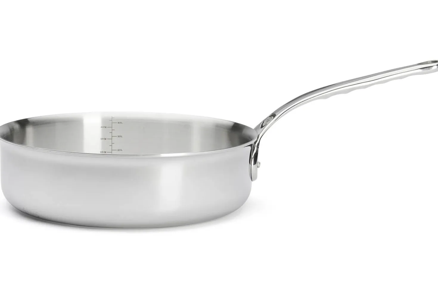 Sauteuse droite De Buyer Affinity en acier inoxydable 5 ply